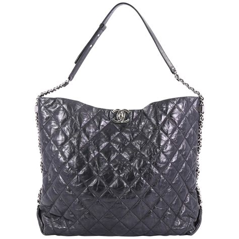 chanel metallic crumpled calfskin big bang hobo|Chanel Big Bang Chain Flap Bag Metallic Crumpled .